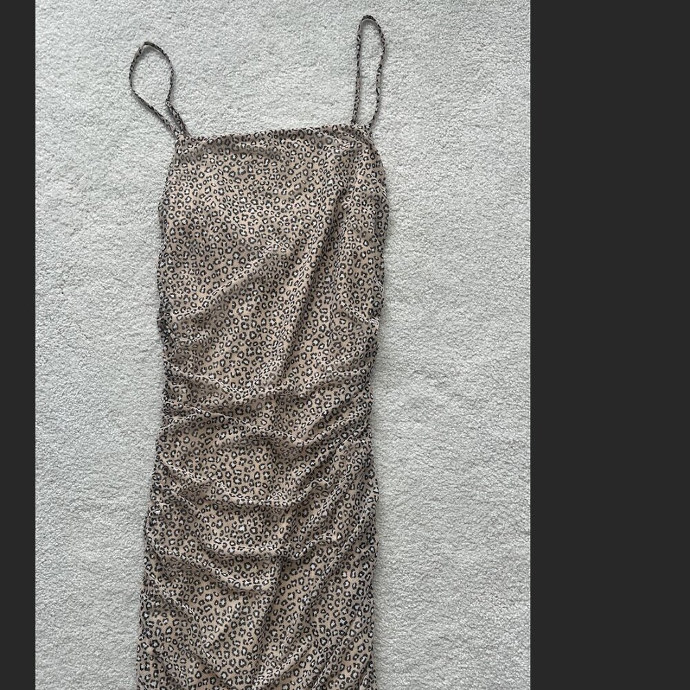 Leopard Print Mini Dress
